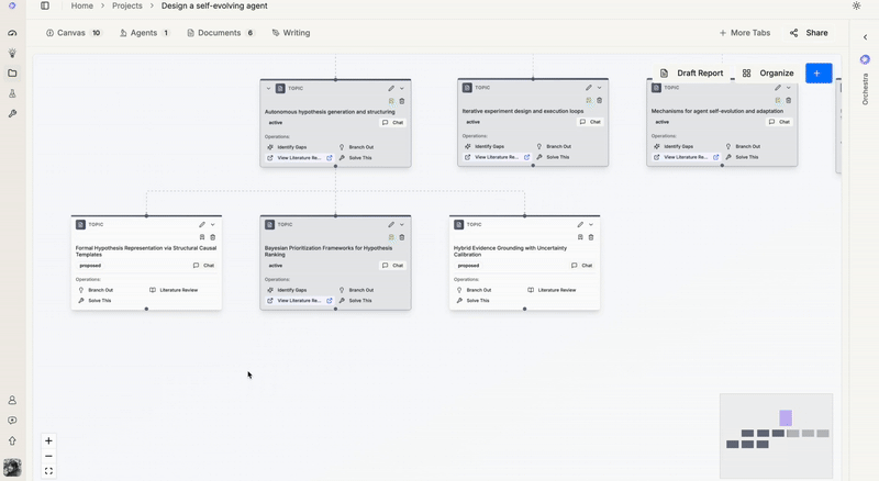Fine-Grained Literature Review demonstration